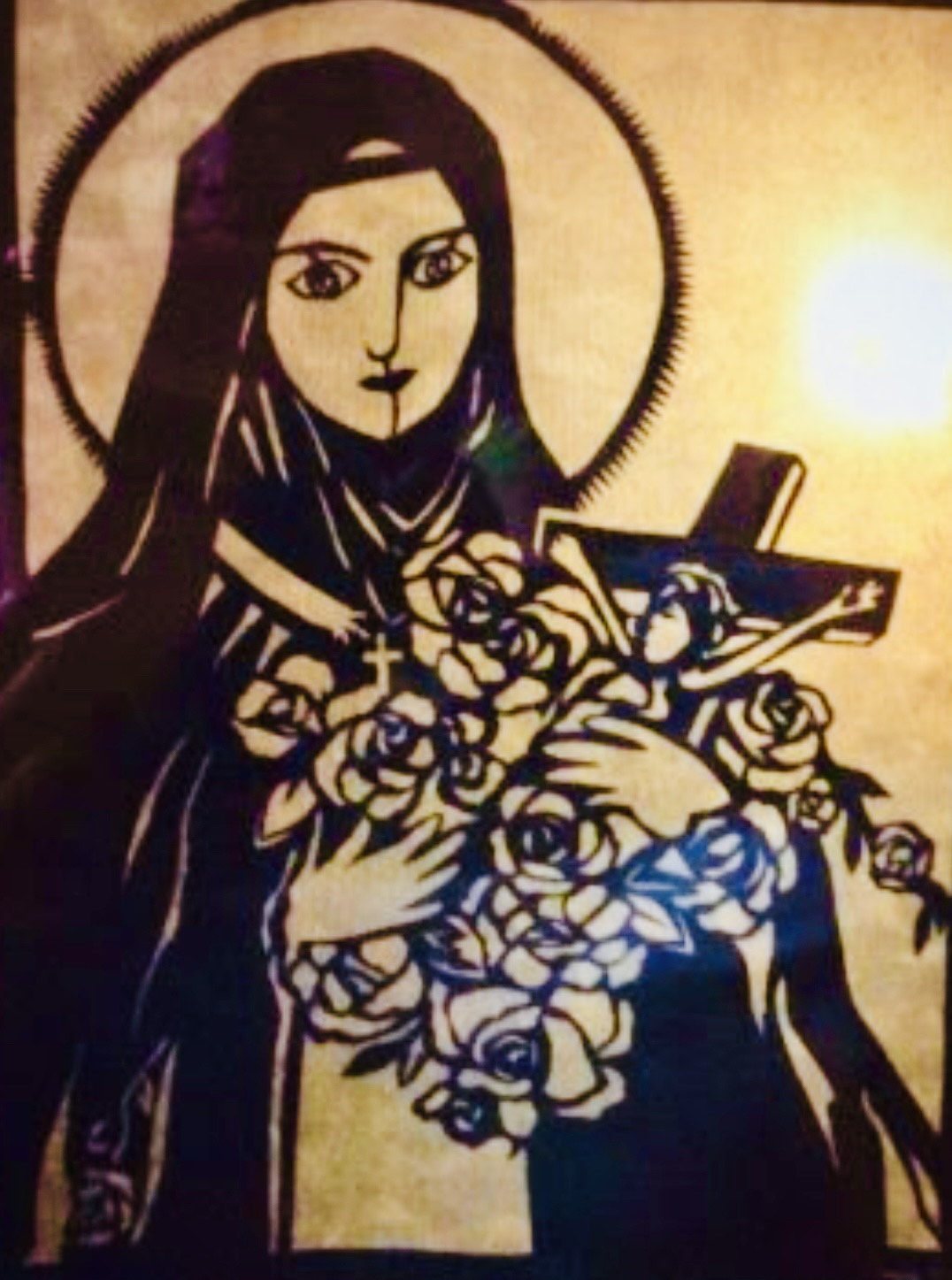 Saint Thérèse of Lisieux - Religious • Saint (papercutting)